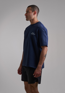 Basic Navy Blue Tee French Terry