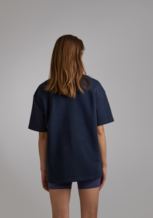 Basic Navy Blue Tee French Terry