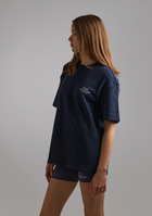 Basic Navy Blue Tee French Terry