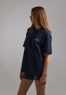 Basic Navy Blue Tee French Terry