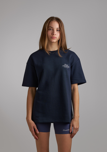 Basic Navy Blue Tee French Terry