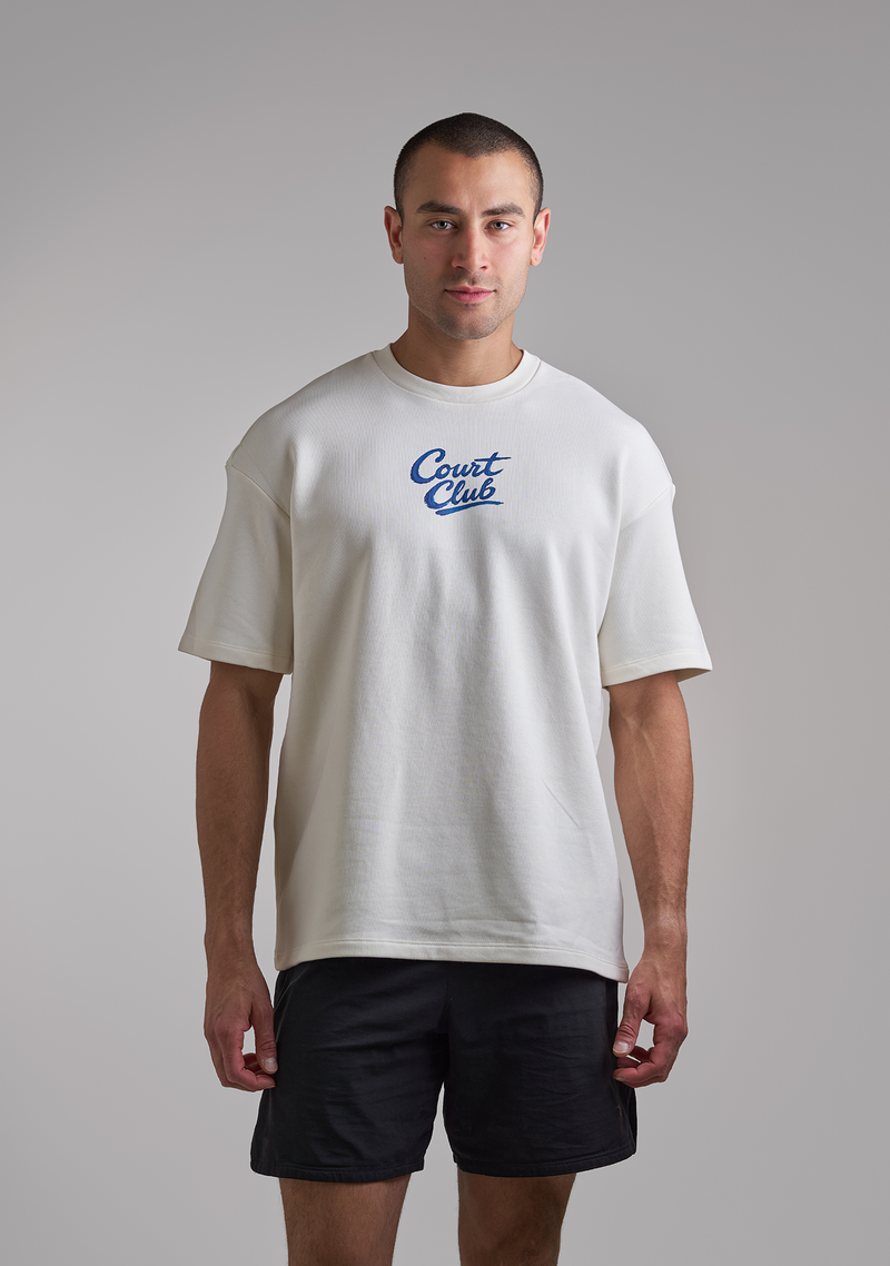 CourtClub Summer Edition Shirt in Ivory