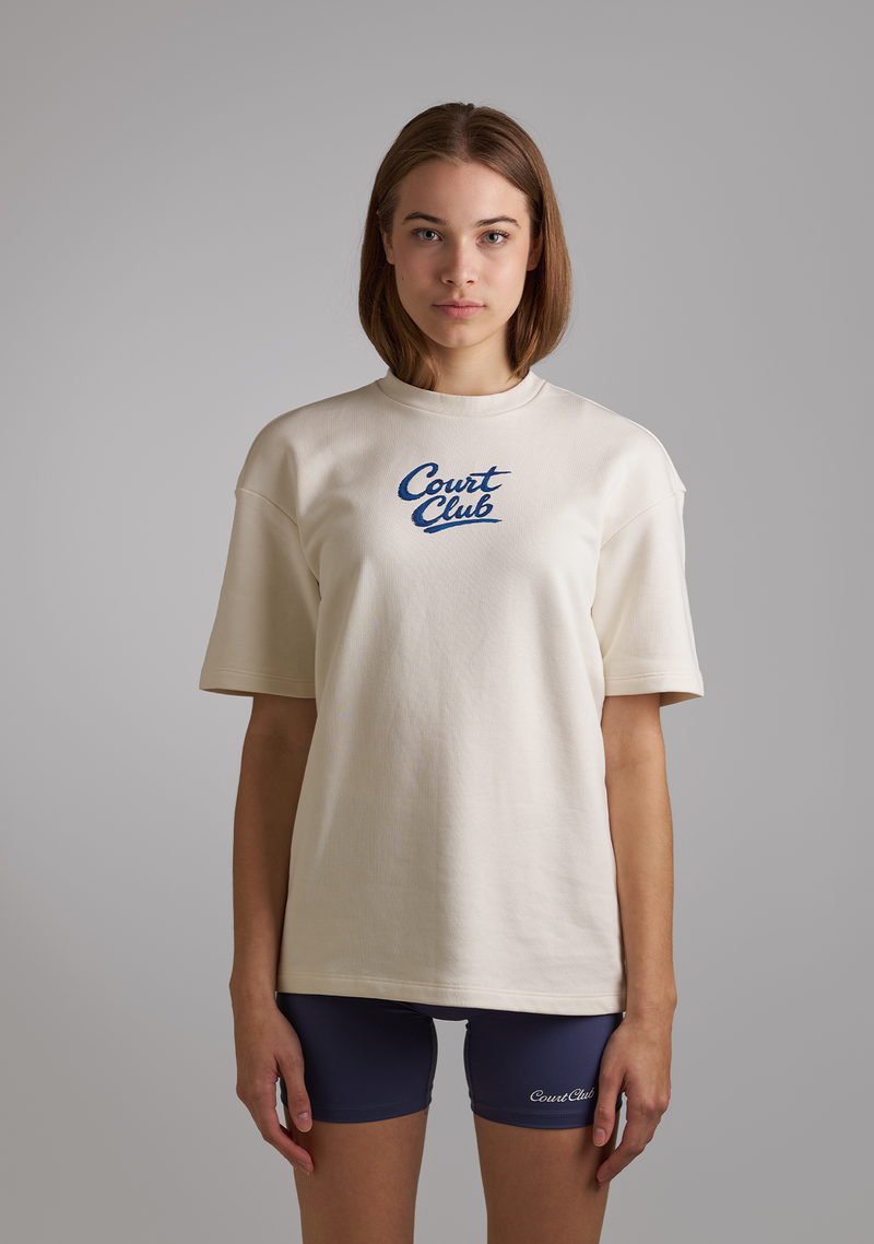 CourtClub Summer Edition Shirt in Ivory