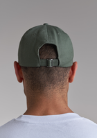 Khaki Basic Cap with embroidery
